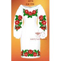 Blank embroidered dress Kvitucha Krayna PZH-228 Dream