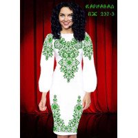 Blank embroidered dress Kvitucha Krayna PZH-237-3 Carnival