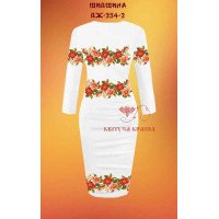 Blank embroidered dress Kvitucha Krayna PZH-254-2 Rose hip