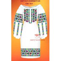 Blank embroidered dress Kvitucha Krayna PZH-263 Seven-flowered flower