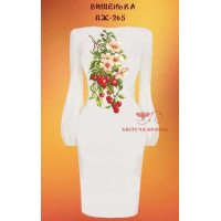 Blank embroidered dress Kvitucha Krayna PZH-265 Cherry