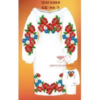 Blank embroidered dress Kvitucha Krayna PZH-266-3 Festive
