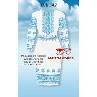 Blank embroidered dress Kvitucha Krayna PZH-342 _
