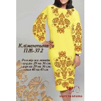 Blank embroidered dress Kvitucha Krayna PZH-372 Klimentin
