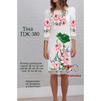 Blank embroidered dress Kvitucha Krayna PZH-380 Tina