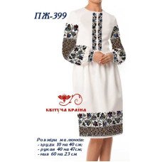 Blank embroidered dress Kvitucha Krayna PZH-399 _