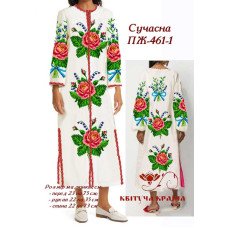 Blank embroidered dress Kvitucha Krayna PZH-461-1 Modern