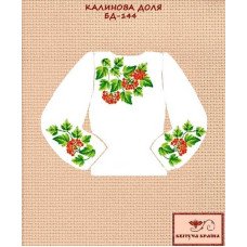 Blank embroidered shirt for girl BD-144 Kalinova's fate
