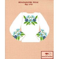 Blank embroidered shirt for girl BD-192 Corn field