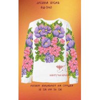 Blank embroidered shirt for girl BD-240 Forest Song
