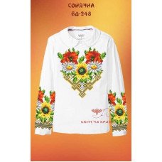 Blank embroidered shirt for girl BD-248 _