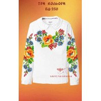 Blank embroidered shirt for girl BD-250 Three colors