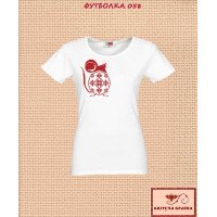 T-shirt embroidered women's TSW-058