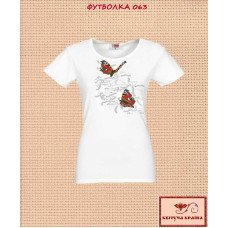 T-shirt embroidered women's TSW-063