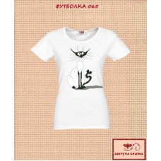 T-shirt embroidered women's TSW-065
