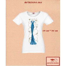 T-shirt embroidered women's TSW-085