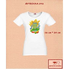 T-shirt embroidered women's TSW-092