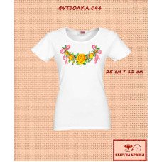 T-shirt embroidered women's TSW-094