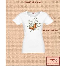 T-shirt embroidered women's TSW-098