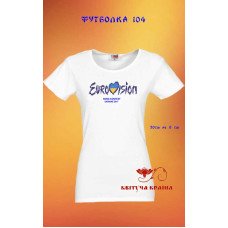 T-shirt embroidered women's TSW-104