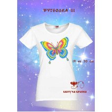 T-shirt embroidered women's TSW-111
