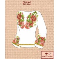 Blank embroidered shirt for women  SZH-076 Spread
