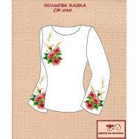 Blank embroidered shirt for women  SZH-080 A field tale
