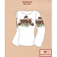 Blank embroidered shirt for women  SZH-081 Marseille