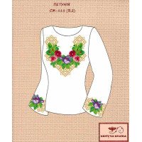 Blank embroidered shirt for women  SZH-111-2 Petunia 2