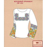 Blank embroidered shirt for women  SZH-131 Flowering spring