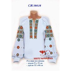 Blank embroidered shirt for women  SZH-144-14 _