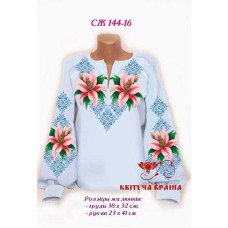 Blank embroidered shirt for women  SZH-144-16 _