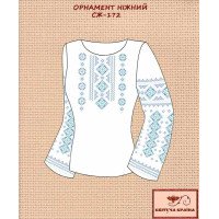 Blank embroidered shirt for women  SZH-172 The ornament is delicate