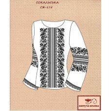 Blank embroidered shirt for women  SZH-175 Sokal roses