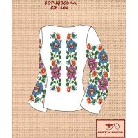 Blank embroidered shirt for women  SZH-186 Borshchivska