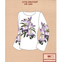 Blank embroidered shirt for women  SZH-200 Summer fantasies
