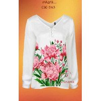 Blank embroidered shirt for women  SZH-243 Hope…