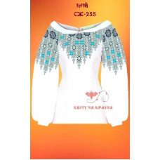 Blank embroidered shirt for women  SZH-255 Frost