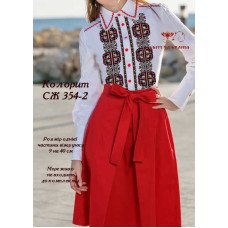 Blank embroidered shirt for women  SZH-354-2 Coloring