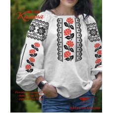 Blank embroidered shirt for women  SZH-460 Guelder rose