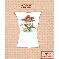Blank embroidered shirt for women sleeveless SZHbr-021 Summer dreams