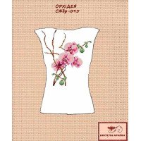 Blank embroidered shirt for women sleeveless SZHbr-095 Orchid
