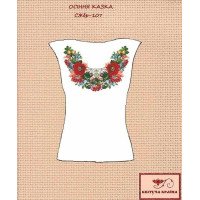 Blank embroidered shirt for women sleeveless SZHbr-107 Autumn fairy tale