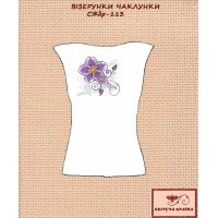 Blank embroidered shirt for women sleeveless SZHbr-113 Patterns of witches