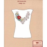 Blank embroidered shirt for women sleeveless SZHbr-121 Dawn