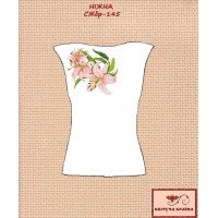 Blank embroidered shirt for women sleeveless SZHbr-145 Gentle