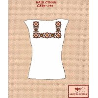 Заготовка вишиванки жіночої без рукавів СЖбр-146 Наш стиль