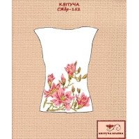 Blank embroidered shirt for women sleeveless SZHbr-152 Blooming