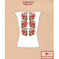 Blank embroidered shirt for women sleeveless SZHbr-202 Charm