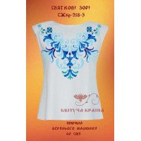 Blank embroidered shirt for women sleeveless SZHbr-218-3 Holiday stars
